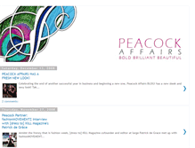 Tablet Screenshot of peacockaffairs.blogspot.com