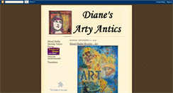 Desktop Screenshot of dianesartyantics.blogspot.com