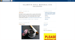 Desktop Screenshot of mineraleyeshadows.blogspot.com