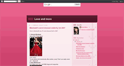 Desktop Screenshot of love-and-more.blogspot.com