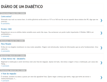 Tablet Screenshot of diariodeumdiabetico.blogspot.com