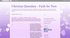 Desktop Screenshot of christian-quandary.blogspot.com