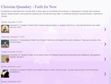 Tablet Screenshot of christian-quandary.blogspot.com