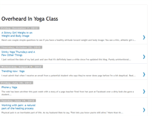 Tablet Screenshot of overheardinyogaclass.blogspot.com