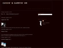 Tablet Screenshot of cussinandcarryinon.blogspot.com