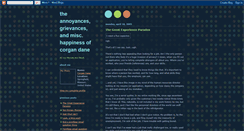 Desktop Screenshot of corganspeaks.blogspot.com