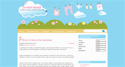 Desktop Screenshot of lasaludinfantil.blogspot.com