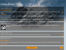 Tablet Screenshot of coisasdeyaya.blogspot.com
