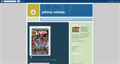 Desktop Screenshot of johnnynobody.blogspot.com