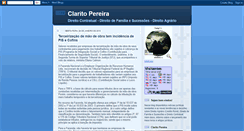 Desktop Screenshot of claritopereira.blogspot.com