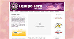 Desktop Screenshot of ferafutsalfeminino.blogspot.com