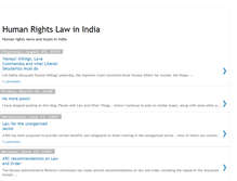 Tablet Screenshot of humanrights-india.blogspot.com