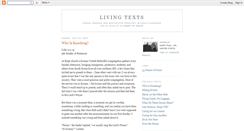 Desktop Screenshot of livingtexts.blogspot.com