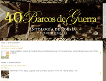 Tablet Screenshot of cuarentabarcosdeguerra.blogspot.com