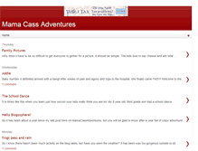 Tablet Screenshot of mamacassadventures.blogspot.com