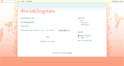 Desktop Screenshot of 4twinklingstars.blogspot.com