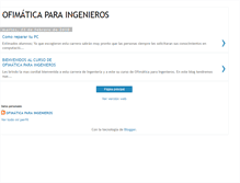 Tablet Screenshot of ofimaticaparaingenieros.blogspot.com