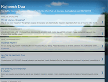 Tablet Screenshot of dwarkainsurance.blogspot.com