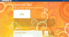 Desktop Screenshot of closetdamel-mel.blogspot.com