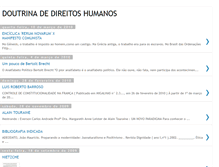 Tablet Screenshot of doutrinadedireitoshumanos.blogspot.com