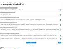 Tablet Screenshot of cutealienchewinggum.blogspot.com