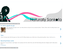 Tablet Screenshot of naturallysankofa.blogspot.com