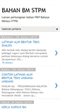 Mobile Screenshot of bm-stpm.blogspot.com