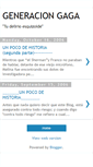 Mobile Screenshot of generaciongagadiario.blogspot.com