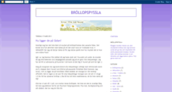 Desktop Screenshot of brollopspyssla.blogspot.com