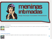 Tablet Screenshot of meninasintimadas.blogspot.com