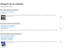 Tablet Screenshot of despuesdelarebelion.blogspot.com