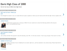 Tablet Screenshot of davishighclassof2000.blogspot.com