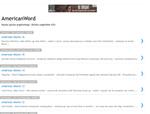 Tablet Screenshot of american-word.blogspot.com