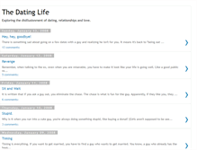 Tablet Screenshot of datingthoughts.blogspot.com