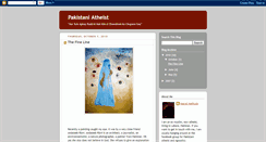 Desktop Screenshot of pakistaniatheist.blogspot.com