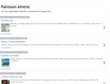 Tablet Screenshot of pakistaniatheist.blogspot.com