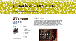 Desktop Screenshot of peacelovechandeliers.blogspot.com