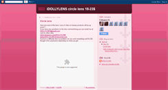 Desktop Screenshot of idollylens.blogspot.com