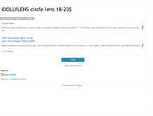 Tablet Screenshot of idollylens.blogspot.com