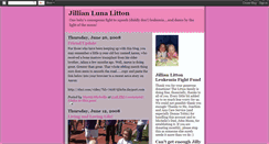 Desktop Screenshot of jillianupdates.blogspot.com