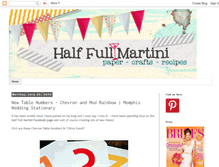 Tablet Screenshot of halffullmartini.blogspot.com