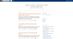 Desktop Screenshot of golftipsandtricks.blogspot.com