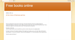 Desktop Screenshot of freebooksonline8.blogspot.com