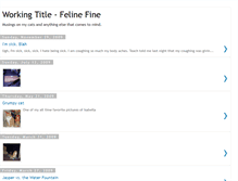 Tablet Screenshot of felinefine.blogspot.com