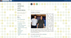 Desktop Screenshot of iipmpressarticle.blogspot.com