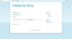 Desktop Screenshot of cakesbysuzy.blogspot.com