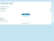 Tablet Screenshot of cakesbysuzy.blogspot.com