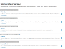 Tablet Screenshot of controinformazione.blogspot.com