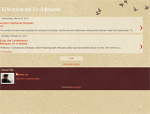 Tablet Screenshot of ethiopianartye-admassu.blogspot.com