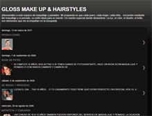 Tablet Screenshot of maquillajegloss.blogspot.com